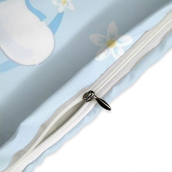 v927 Cinnamoroll 3-delars Twin Sängset - Inkluderar 1 Enkelt Täcke och 2 Örngott Sängkläder - Färgbeständig Mikrofiber - Cinnamoroll io927 200x200cm 78x78in