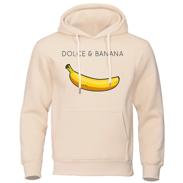 Dolce & printed män bomullshuvtröja Lös casual Mode varm fleecehuvtröja Personlighet Street Hip Hop Sweatshirt 5 L