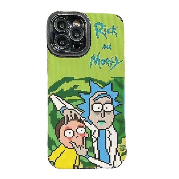 Anime Rick And Morty phone case Cover kompatibelt med Apple Iphone 12/11/xr iPhone 11