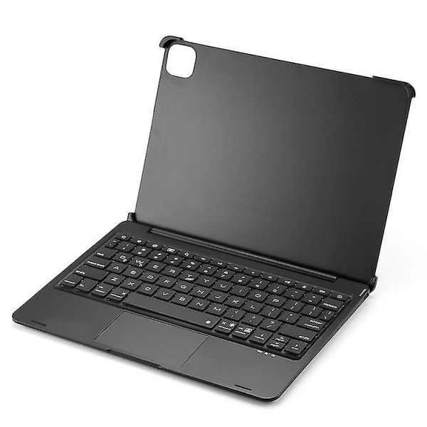 Til Ipad Pro 11 tommer (2018) & (2020) Farverigt baggrundsbelyst Bluetooth-tastatur-tablet-etui med touchpad Black