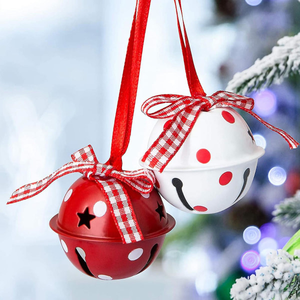 10 stk Juleklokke Udsøgt Klar Lyd Ornamental Dejligt Juletræ Jingle Bell Til Hjemmet B