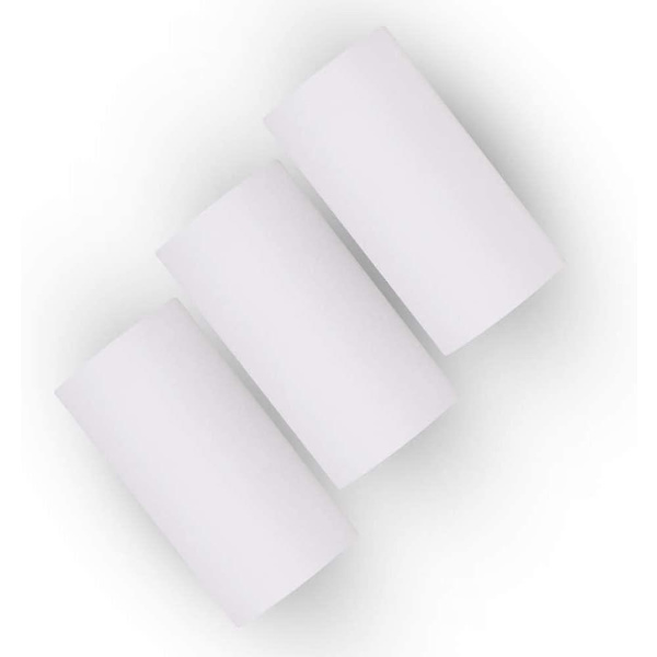 Papperrullar 10 år hållbara termiska papperrullar 56*30mm Bpa-fri svart teckensnitt för Peripage A6/a8/p6 Paperang P1/p2 Therm