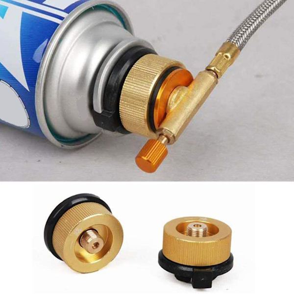 2 stk. udendørs camping komfur gas komfur adapter