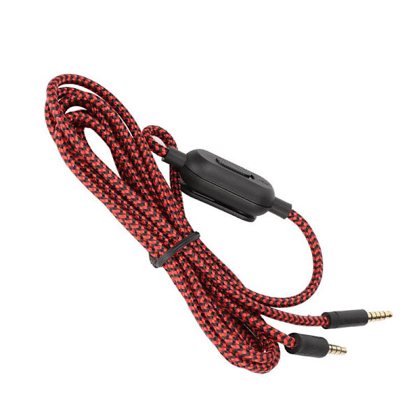 Headphone Cable Built-in Microphone Replacement Headset Cable with Volume Control for Logitech G433 G233 G Pro X PC Phone