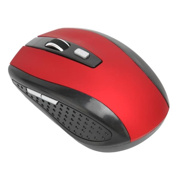 Mini Wireless Mouse 2.4GHz 3 Levels DPI Adjustable Wide Compatibility Mini Matte Texture Computer Accessories Red