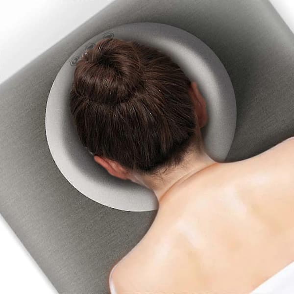 Massagebädd nackstöd, lätt U-formad sittdyna, memory foam-material, ansiktsdyna Blue