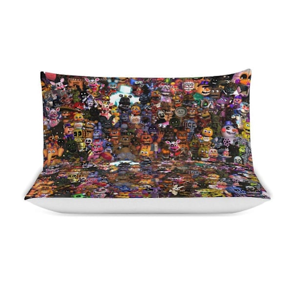 267v Five Nights at Freddy's 3-delt Sengesæt Varmt og Behageligt Blødt Dynebetræk Sengesæt med 1 Dynebetræk og 2 Pudebetræk til Drenge Piger 135x200cm 53x78in