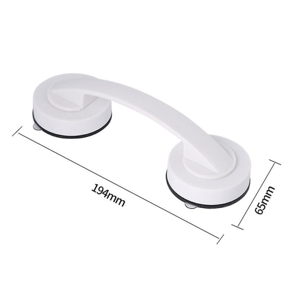 Suction Cup Holder Free Punch Door Handle white