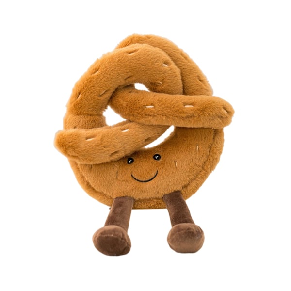 Simuleringsbröd Plyschkudde Mjuk Toastbröd Croissant Baguette Fylld Leksak Ländryggskram Nap Kudde Lång Remsa Plushie Cartoon Mat Kastkudde A