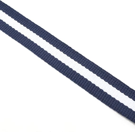 Canvas Web Bælte D-Ring Spænde 1.25\" Bredt Metal Tip Multi-Farvet