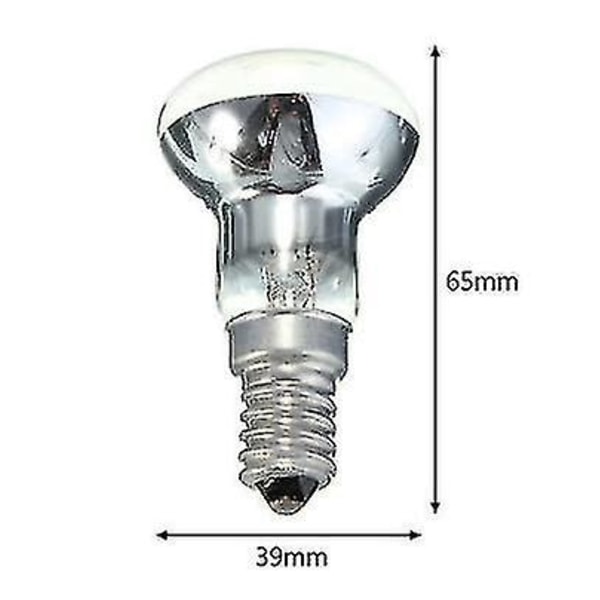 30w E14 R39 Lava Lampe Reflektorlampe, Dimbar E14 Sockel R39 Varmelampe, Ac220-240v 4 Pakning