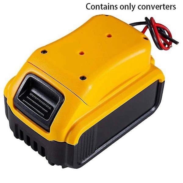 2 stk batteriadapter for Dewalt 20v batteri 18v dokkingstasjon strømkobling 12 gauge robotikk ledninger tilkobling