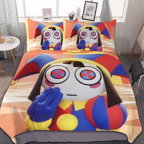 381v Söpö Tikku 3-osainen vuodevaatesetti Lämmin ja mukava pehmeä pussilakanasetti 1 pussilakanalla ja 2 tyynyliinalla pojille tytöille lapsille aikuisille 200x200cm 78x78in