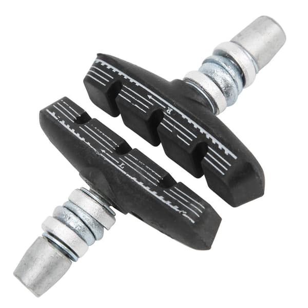 1 Pair 55mm Foldable Brake Pads for Bicycle V-Brake Rubber Blocks with Nuts for DAHON