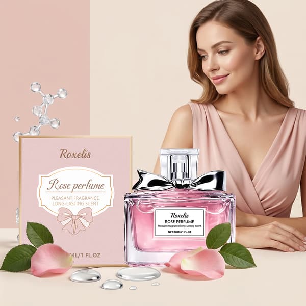 Roxelis Eau de Toilette 30ml/box - Natural, fresh, elegant rose scent, perfect for everyday use, commuting or dates.