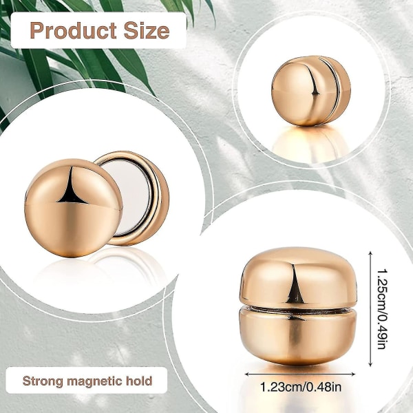 8 st Hijab magnetiska nålar, No-hak Multi-användning Hijab Magnets, Multi-användning Scarf Hijab Magnets För Kvinnor Muslim Fiis