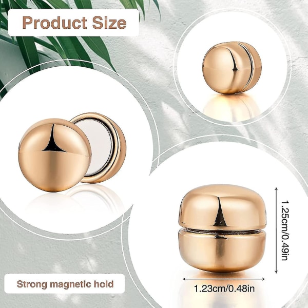 8 st hijab magnetiska stift, multi-use hijab magneter utan hakar, multi-use sjal hijab magneter för kvinnor muslimska Fiis