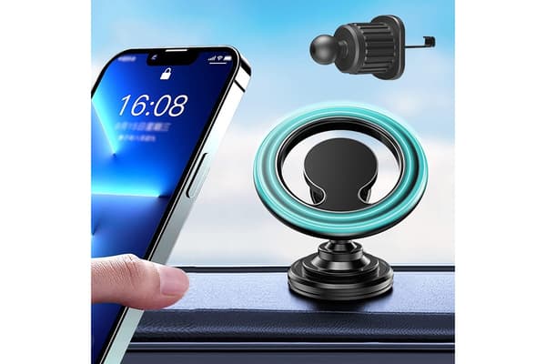 2-i-1 magnetisk telefonholder med 360 rotasjon