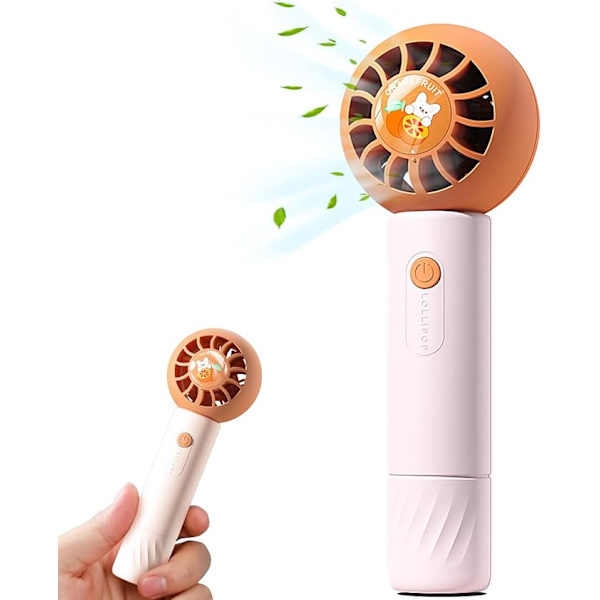 Mini bærbar håndholdt ventilator