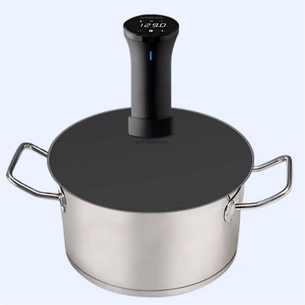 Sous Vide-lock för precisionsmatlagning 11-tums gryta Behåll fukt och smak med en Sous Vide-precisionskokare Gray  Black
