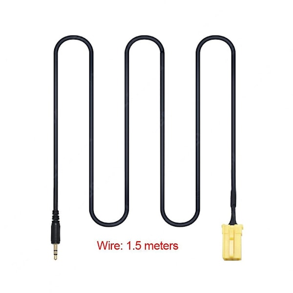 Bil 3,5 mm Aux Inngang Adapter Kabel Ledning For Alfa Romeo 159 Fiat Grande Punto