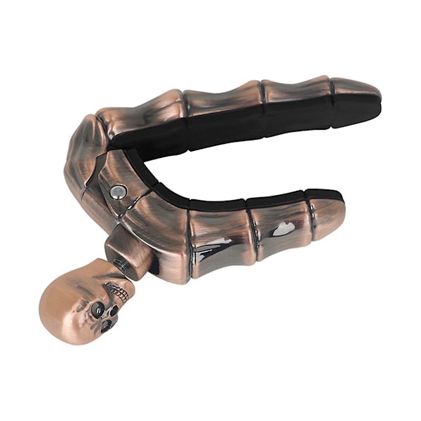 Høj kvalitet kranium zink legering capo folk bakelit klassisk guitar tuner ukulele capo