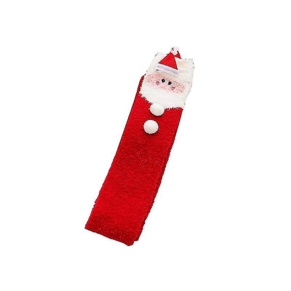 Red Christmas Stockings Colorful Warm Cotton Stockings Bd