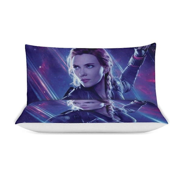 c157 Black Widow Sängkläder Täcke Set, 3-delars Sängklädesset Mjukt Varmt Sängset med 1 Påslakan och 2 Örngott för Sovrum Alla Säsonger hno157 135x200cm 53x78in