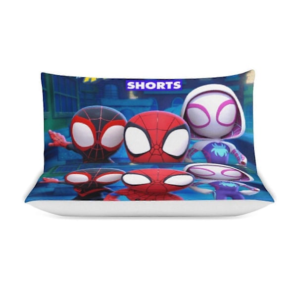 v248 Spider-Man 3-delat Bäddset för Enkelsäng - Inkluderar 1 Enkelt Täcke och 2 Örngott - Färgbeständig Mikrofiber - Spider io248 135x200cm 53x78in
