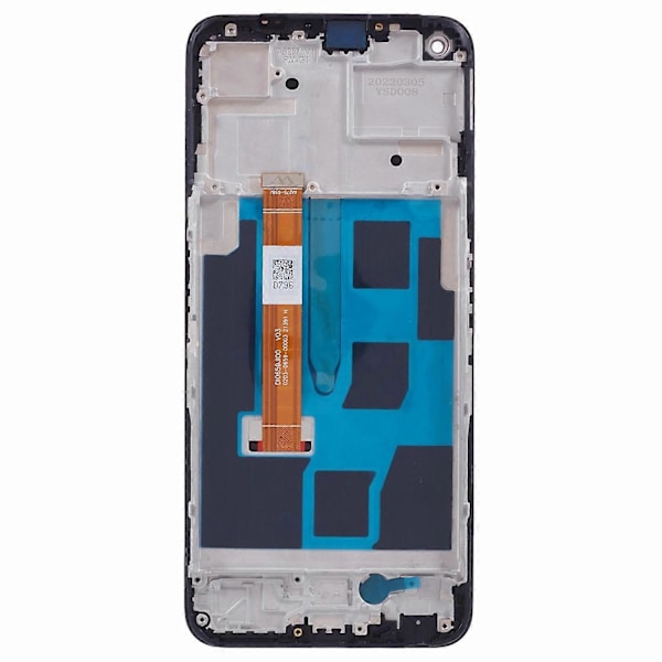 LCD-skärm och pekskärm för OnePlus Nord CE 2 Lite 5G, Grade B, med ram (utan logotyp)
