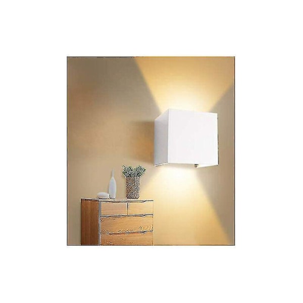 12w sisä-/ulkoseinävalaisin, Led-seinälamppu vedenpitävä Ip65 säädettävä lamppu ylös alas Design 3000k lämmin valkoinen seinävalaisin olohuoneeseen makuuhuoneen polulle