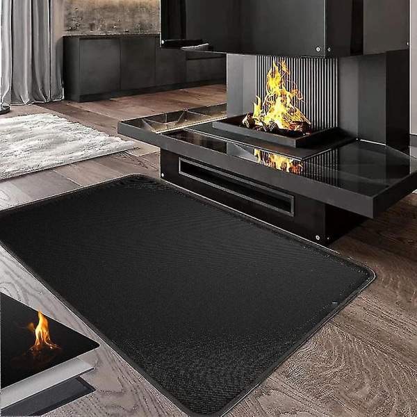 Hearth Rugs Brannsikre matter Bålplassmatte For Vedovn Peis Brannsikker 39*47 INCH