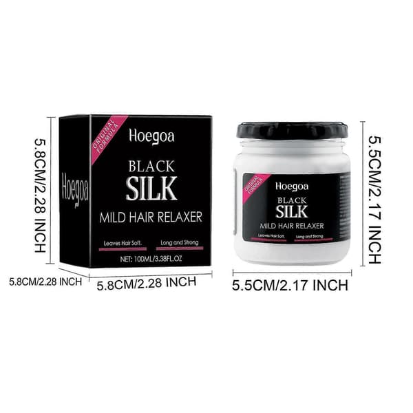 Silk Mild Relaxer Conditioning For Curly Or Straight Thin Straightening For All 100ml