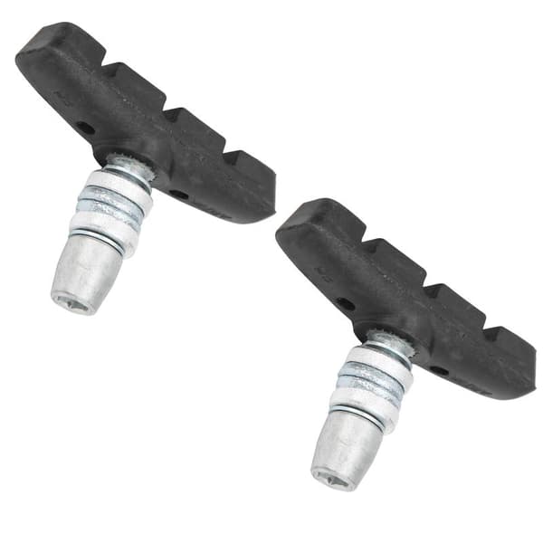 1 Pair 55mm Foldable Brake Pads for Bicycle V-Brake Rubber Blocks with Nuts for DAHON