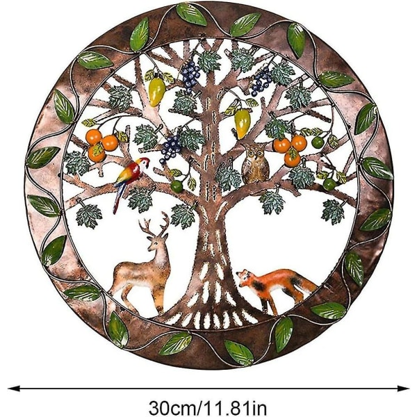 Livets tre - Metallveggdekor Tvepanel Veggdekorativ veggkunst Stue Esoterisme og spiritualitet