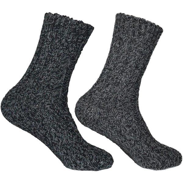 Raggsockor 2-pack Mörkgrå Mörkgrå 39-42