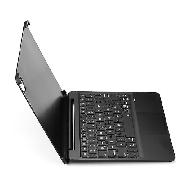 Til Ipad Pro 11 tommer (2018) & (2020) Farverigt baggrundsbelyst Bluetooth-tastatur-tablet-etui med touchpad Black