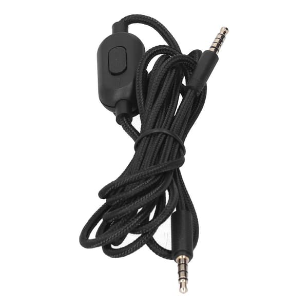 Audio Cable for Gaming Headphones with Volume and Microphone Control for Logitech G233 G433 GPRO GPROX