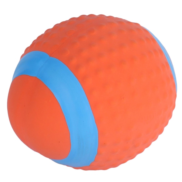 Latex Squeaky Rugby Legetøj til Katte Hunde, Størrelse 11cm, Molar Træning, Bid-Resistent