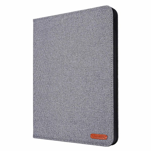 iPad Air 13 (2024) -kotelo, korttipaikat, telakka, nahka, tabletin suojus, kynänpidike - Multicolor Grey