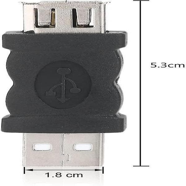 eightnice Firewire Ieee 1394 6-benet hun til USB han-konverter (2 stk)