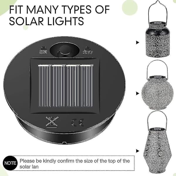 st solcellelamper udskiftningstop 7 solcellelygte dele LED solpanel lygte låg lamper til ude