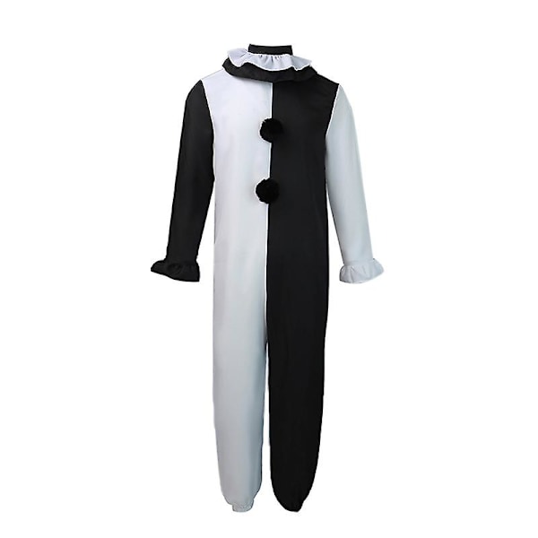 Terrifier 2 Joker Kostym för Barn Vuxen Halloween Terrifier 2 Joker Cosplay Jumpsuit Mask - Jumpsuit without mask(120cm)