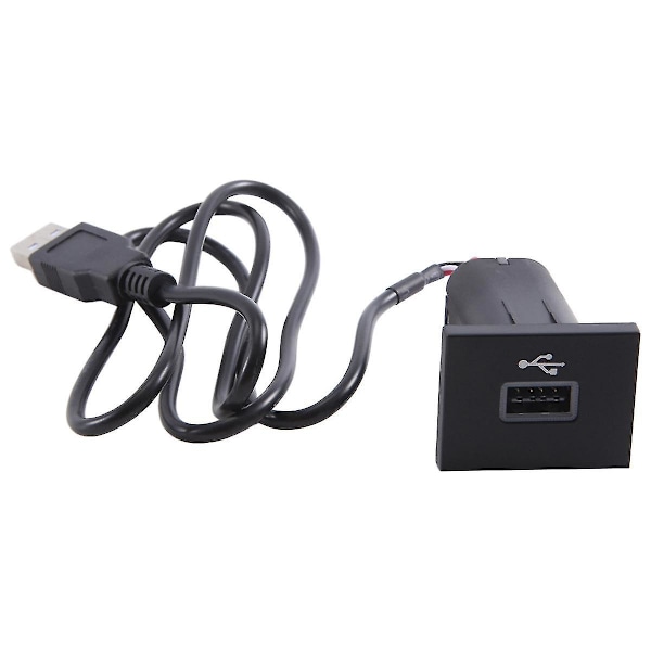 Bil USB-inngangsadapter Audio Radio U-Disk Flash Socket Interface-kabel for Focus 2 Mk2 2009-2011 Black