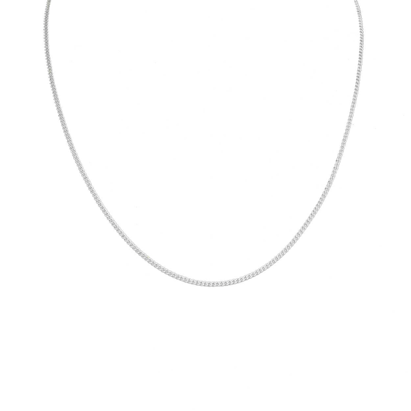 Tynd Sølv Kæde Halskæde Halskæde Kæde Link Sølv 1,8 mm silver