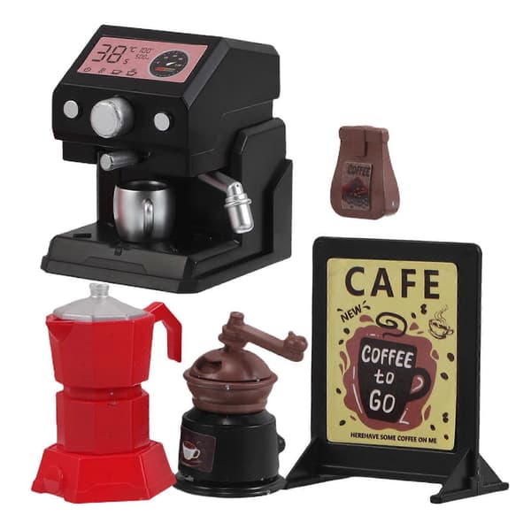 Kaffehusmodel Miniature til Dekoration 1 Sæt Realistisk Plast Dukkehusindretning