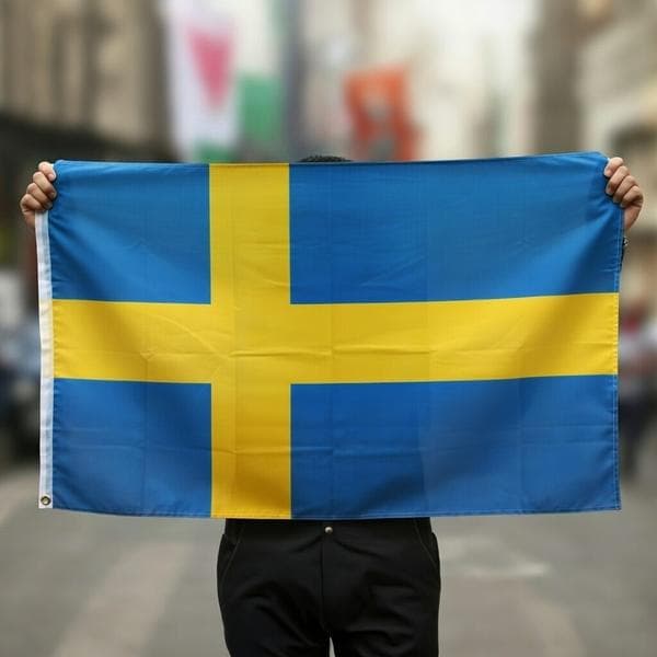 Sverige Flagga - 150 x 90 cm 85