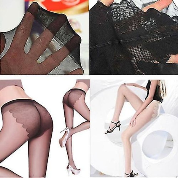 Kvinder Bikini Charm Strømpebukser Strømpebukser Sheer Rayon Strømper Skinny Leggings Nude