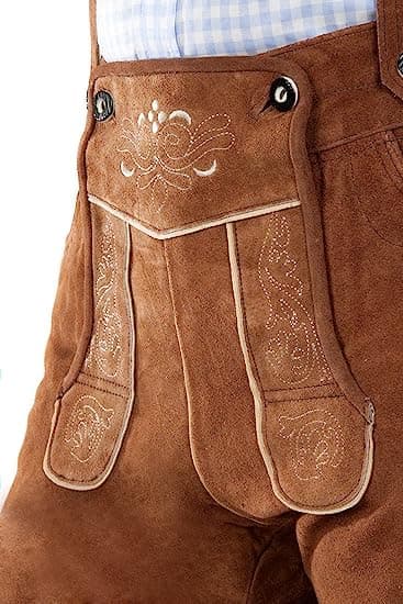 Herrbyxor Kostym Oktoberfestbyxor Curry Curry Curry XL