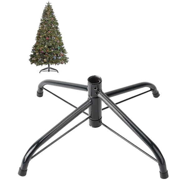 30/35/40/45/50cm Christmas Tree Base Stand Foldable Iron Bracket Xmas Bottom Support Metal Pole Holder Decor Part 45cm